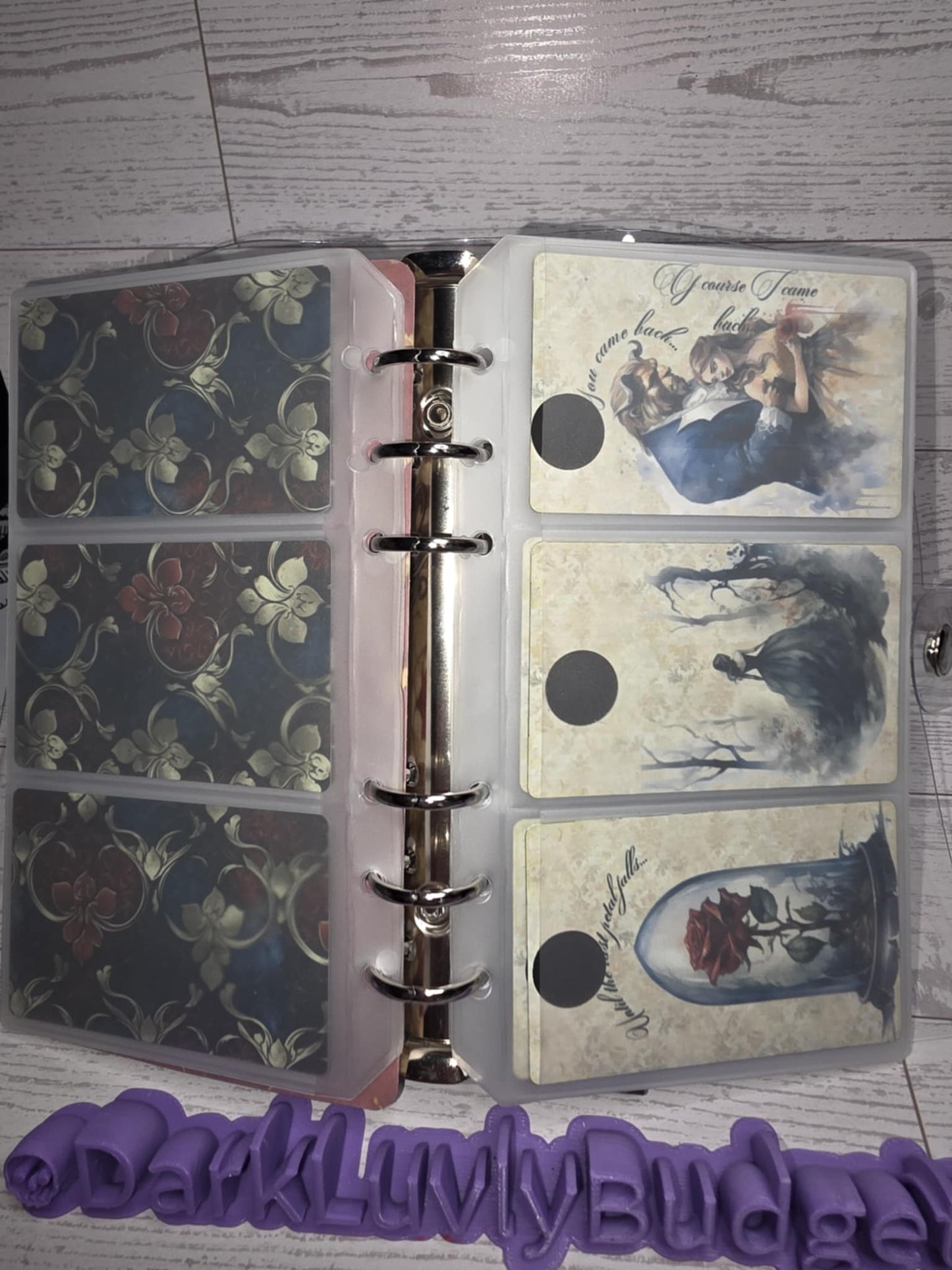 Goth Princess 26 Week Mystery Scratchers Savings Binder