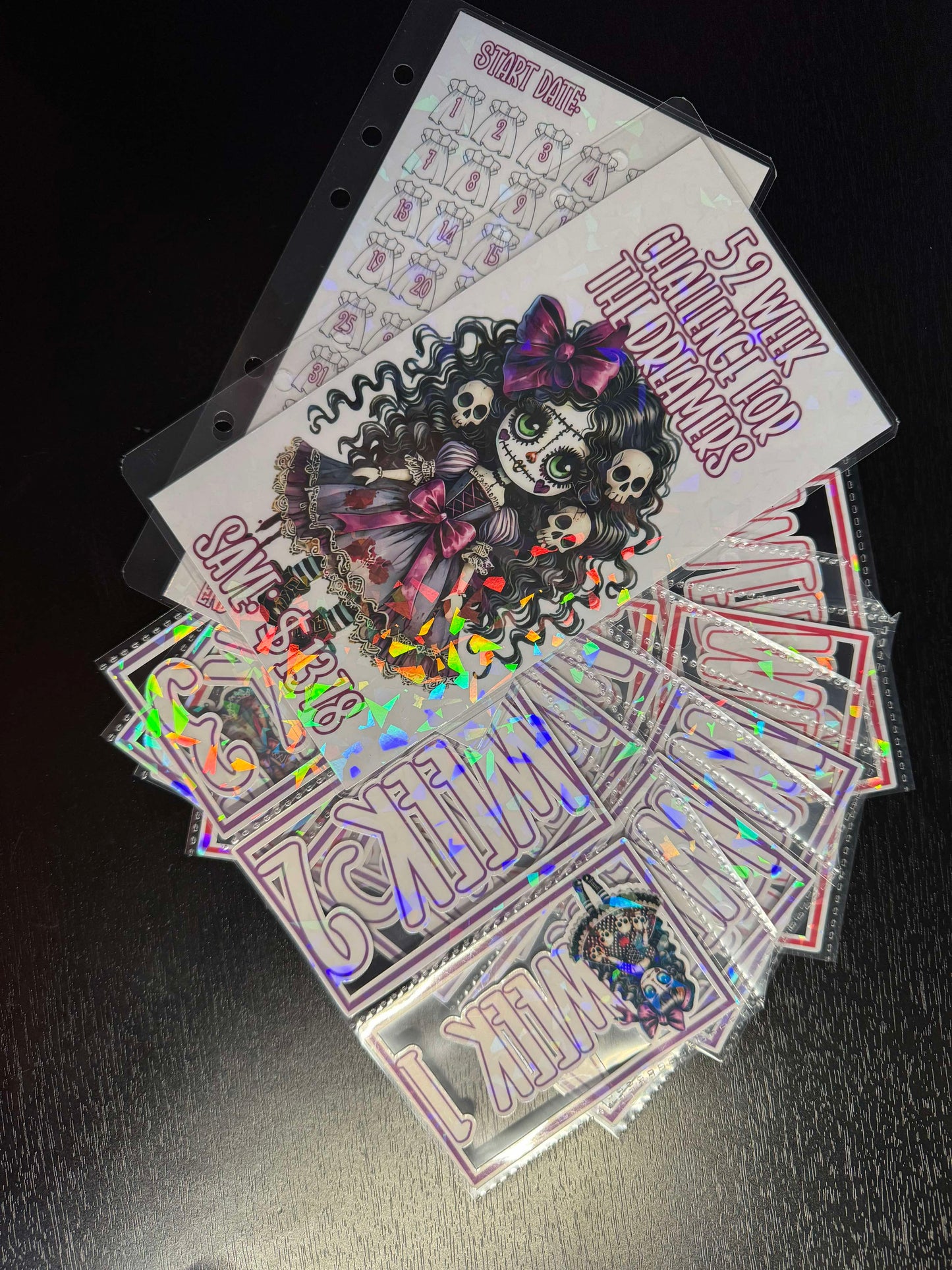 52 Week Savings challenge Zombie Dolls