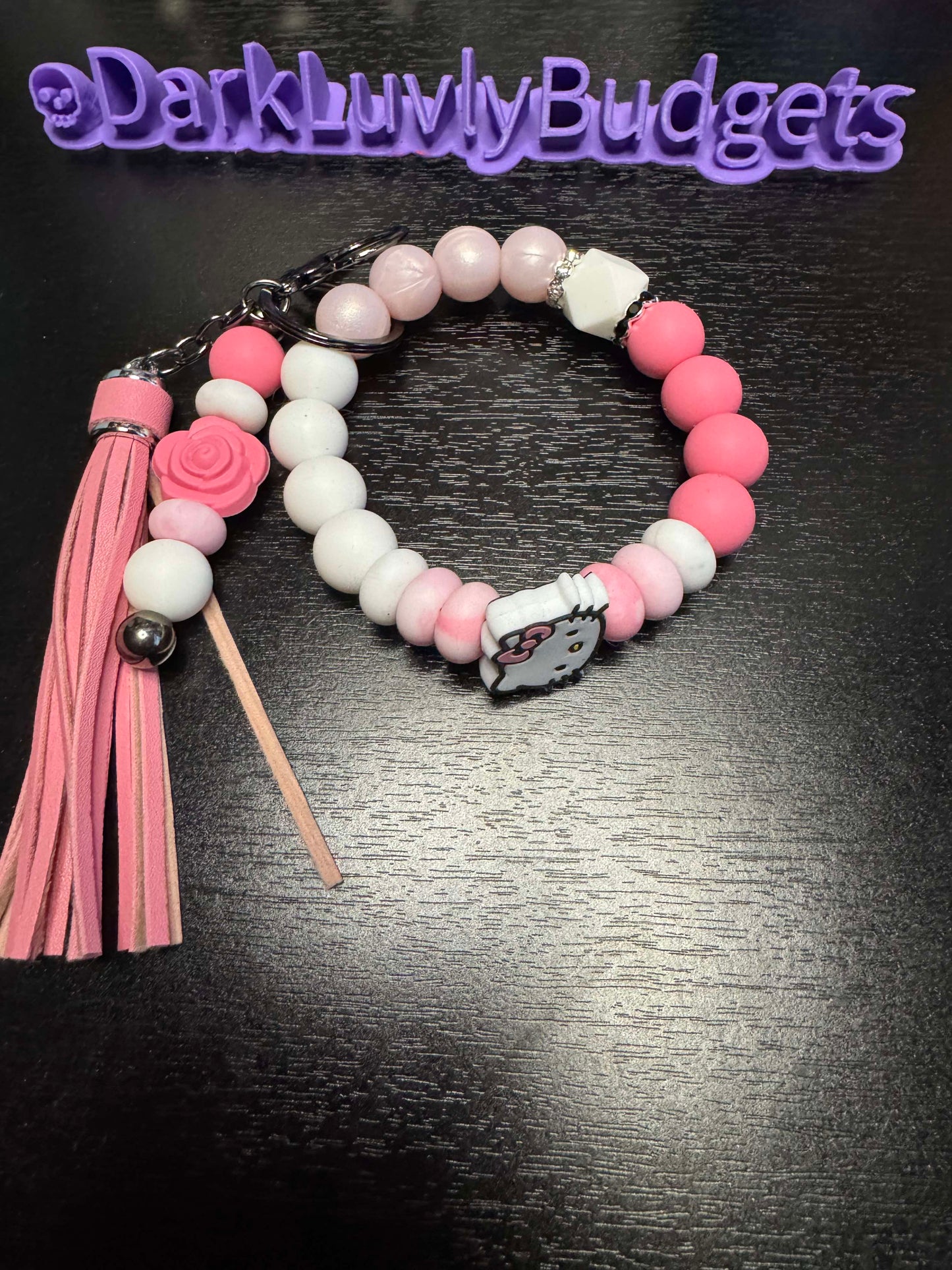 Beaded Wristlets with Wallet - Hello Kitty