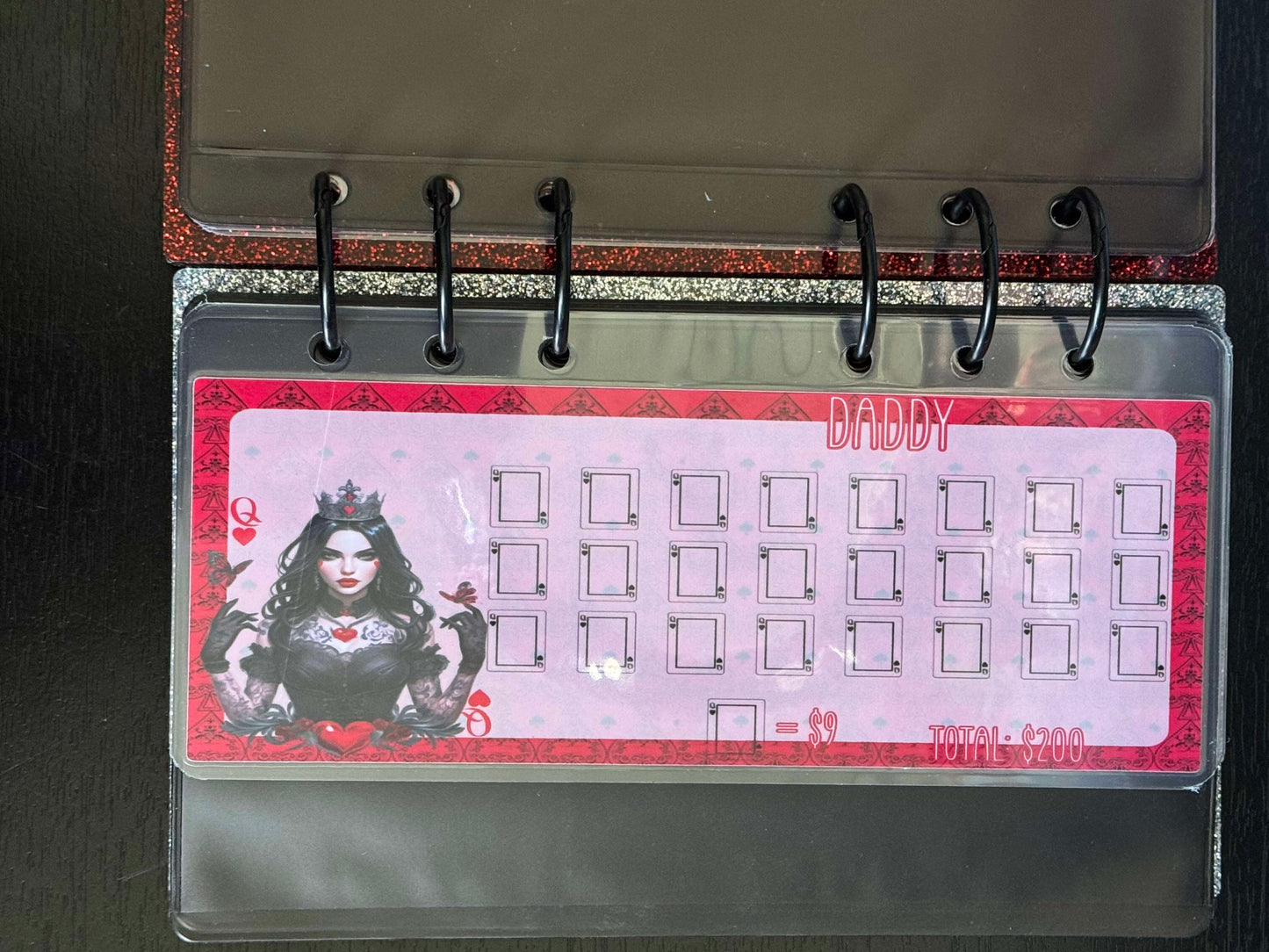 Queen of Hearts Acrylic Binder Bundle