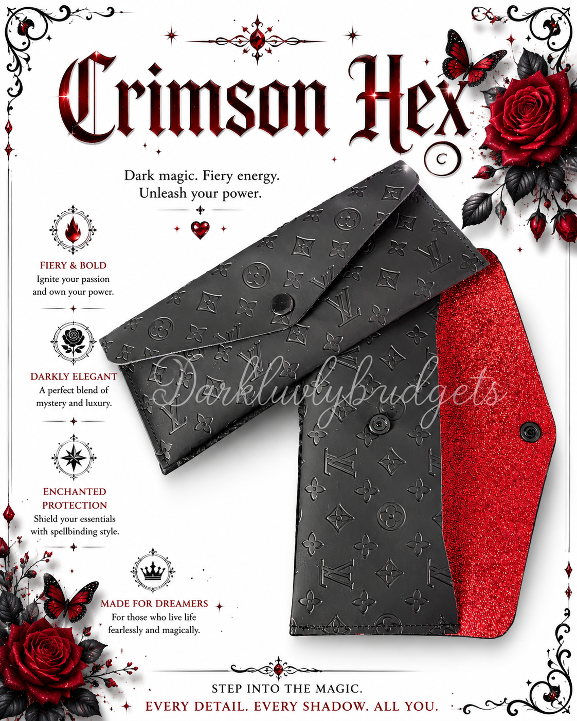 ✨ The Enchanted Shadows Collection – Enchanted Cash Wallets ✨