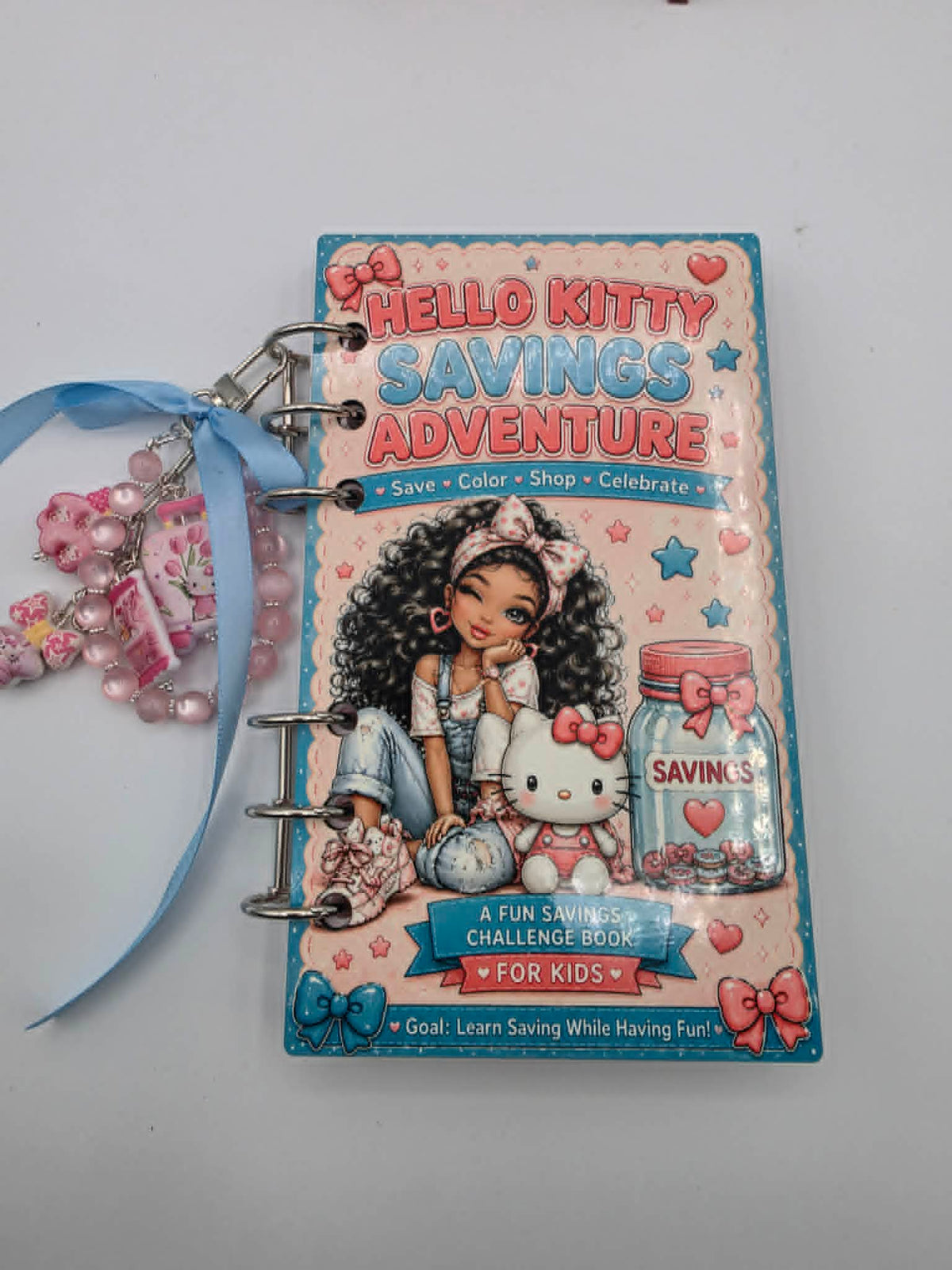 🌸💙 Hello Kitty Inspired Kids Savings Adventure Challenge Book 💙🌸
