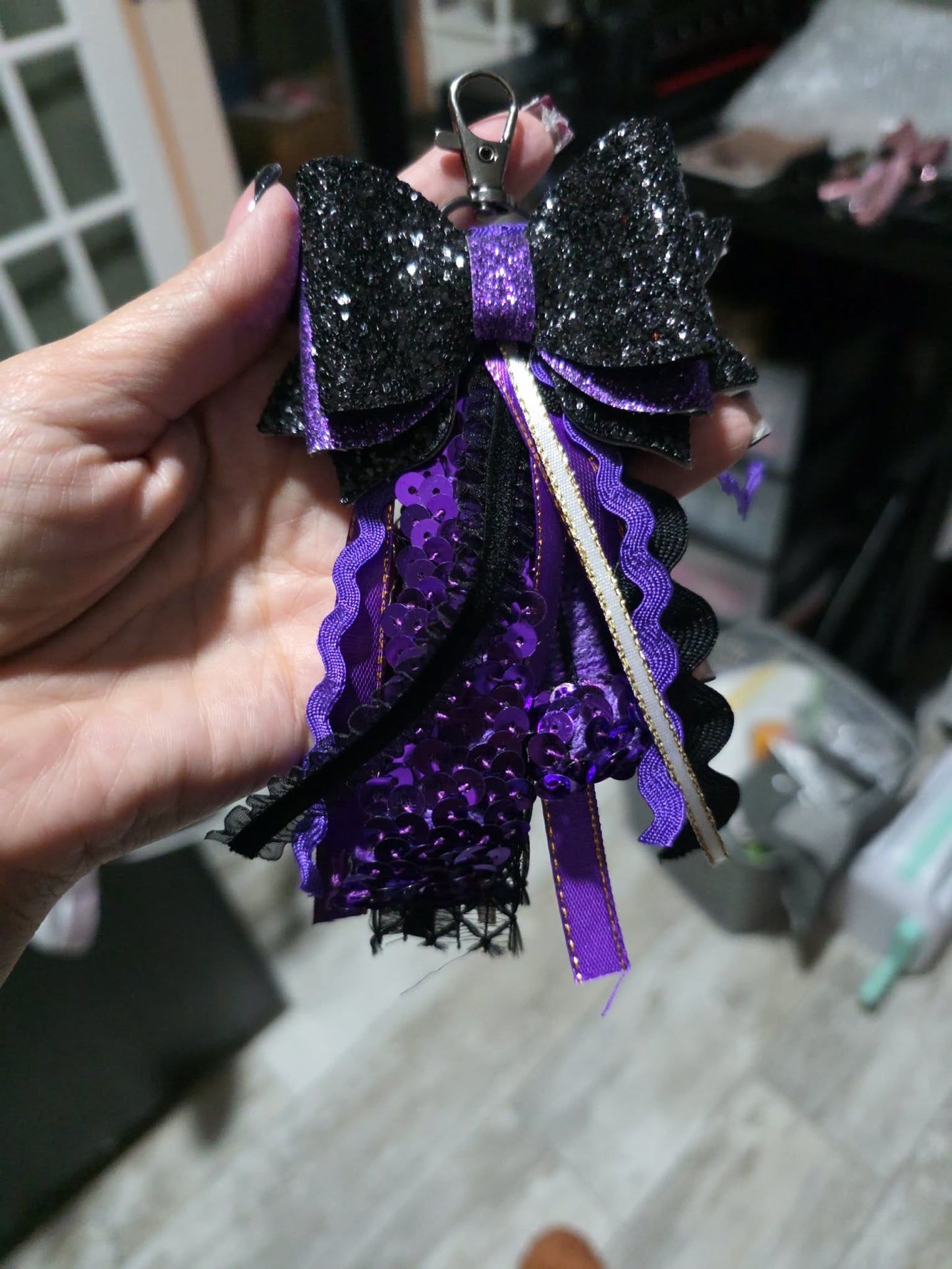 Tassel Bow Keychain