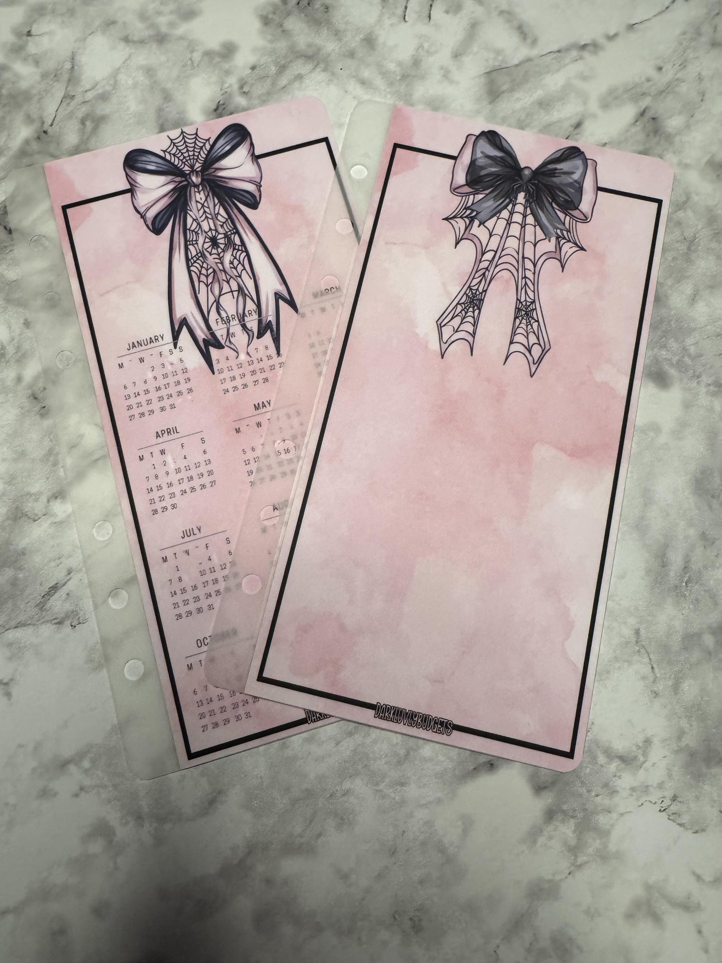Spider Bow Cash Envelopes