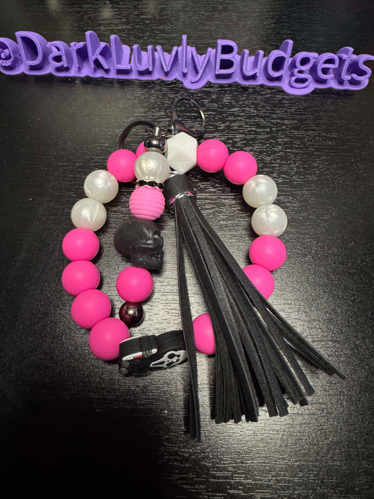 Beaded Wristlets with Wallet - Ghostface
