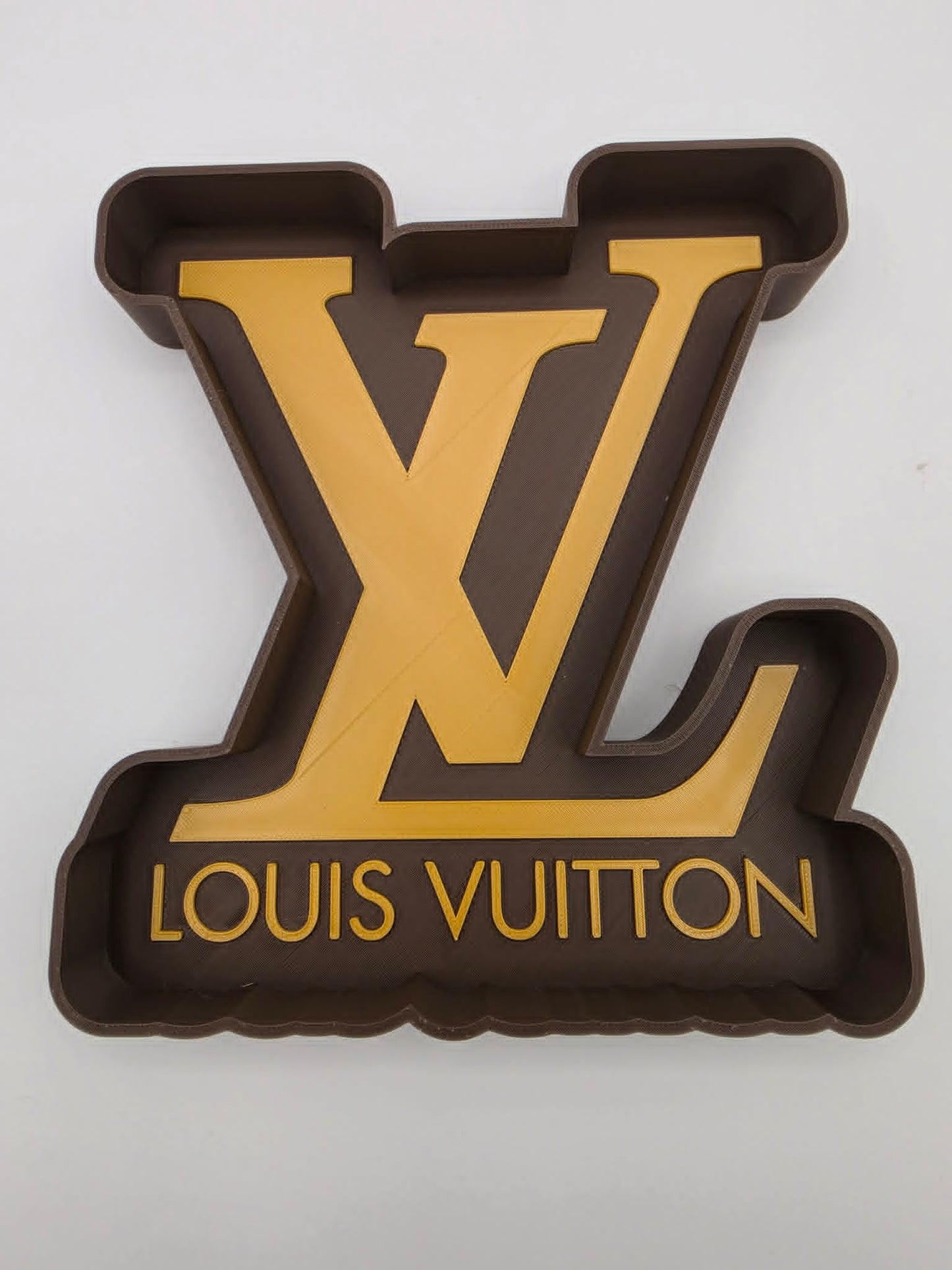 Luxury-Inspired Designer Logo Catchall Tray