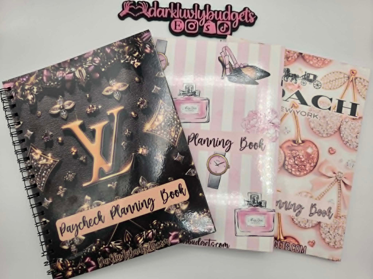 Dark Luxe Paycheck Planning Book
