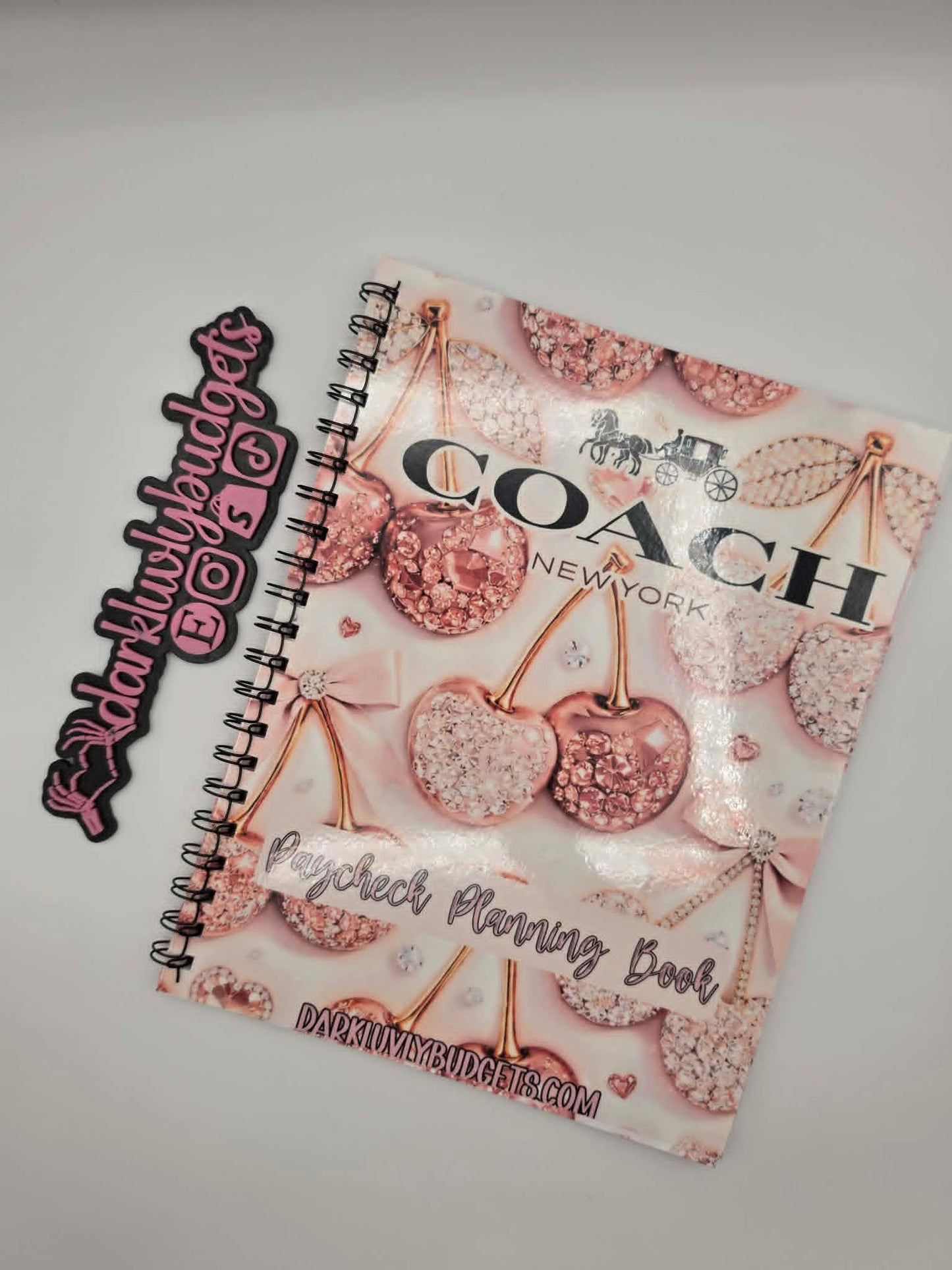 Dark Luxe Paycheck Planning Book