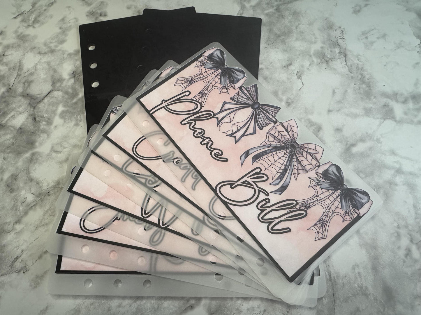Spider Bow Cash Envelopes