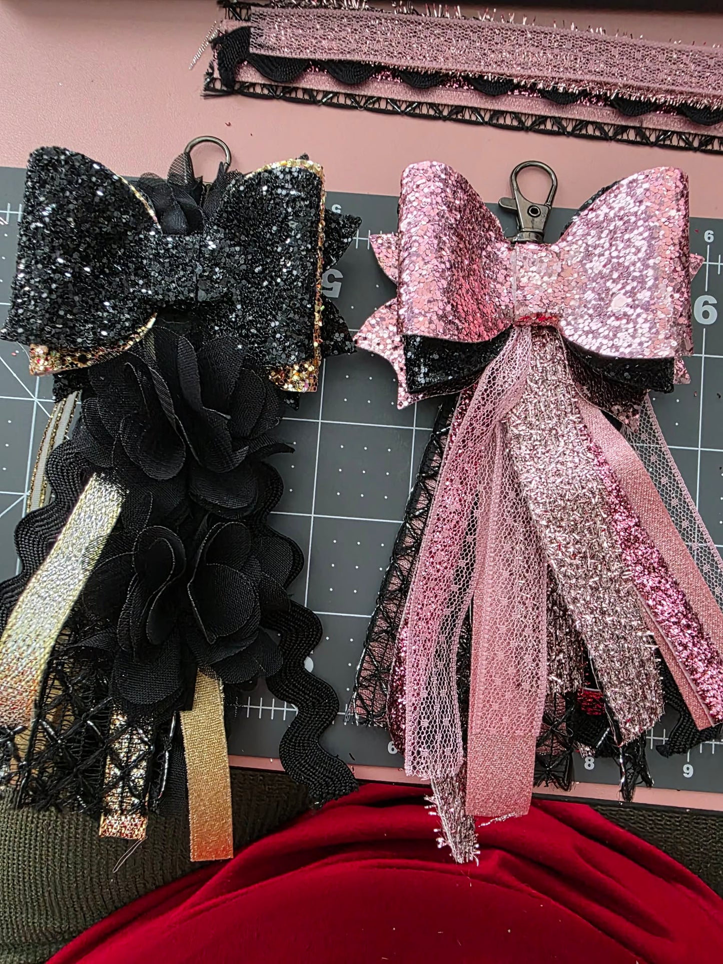 Tassel Bow Keychain