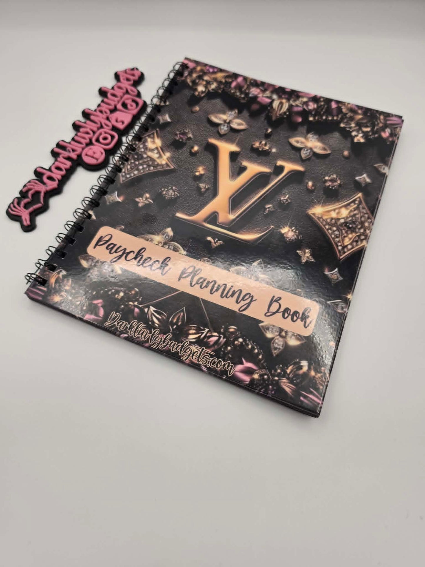 Dark Luxe Paycheck Planning Book