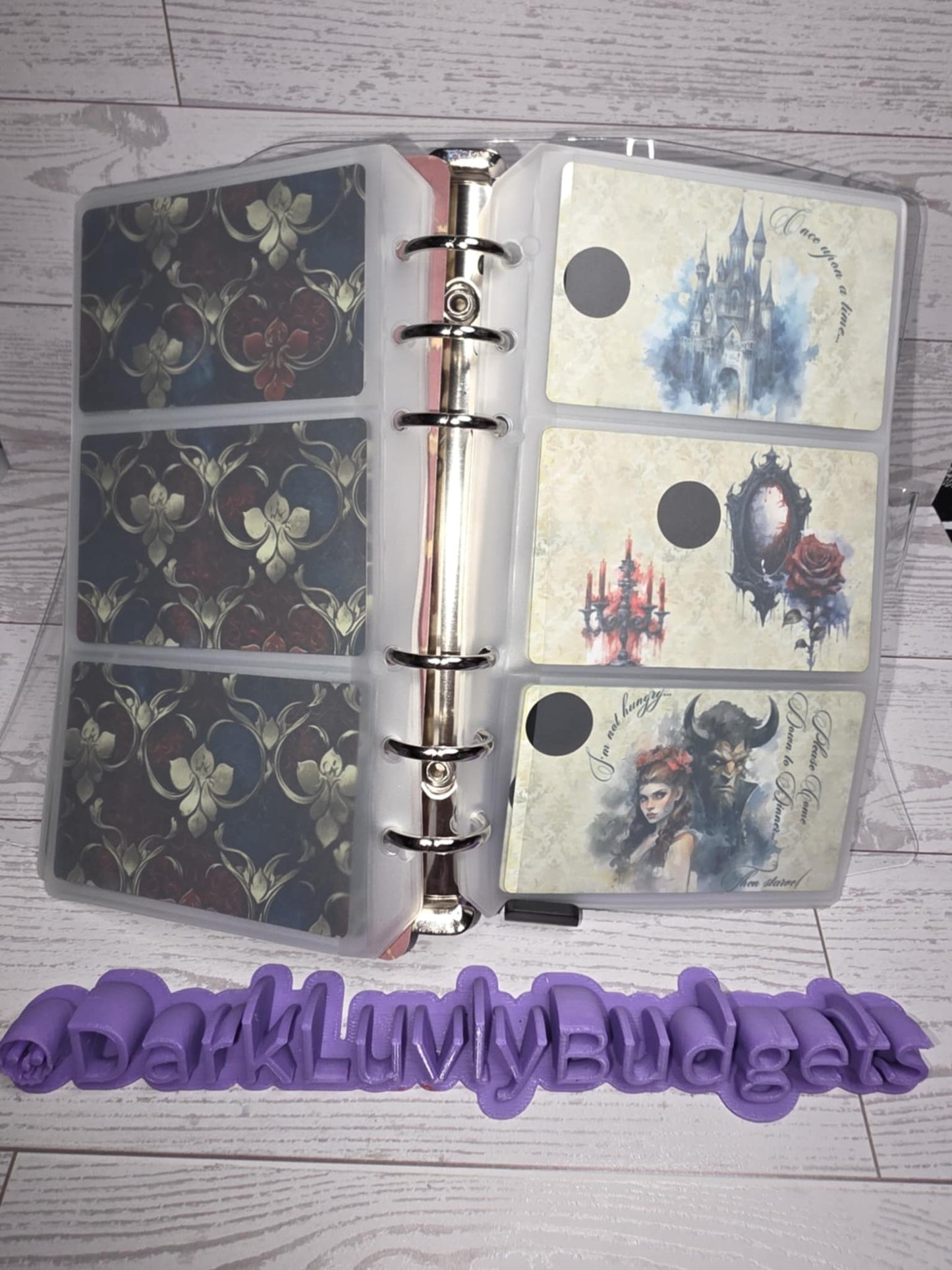 Goth Princess 26 Week Mystery Scratchers Savings Binder