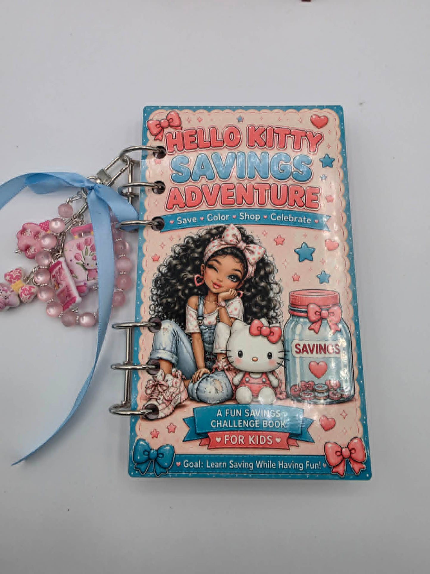 🌸💙 Hello Kitty Inspired Kids Savings Adventure Challenge Book 💙🌸