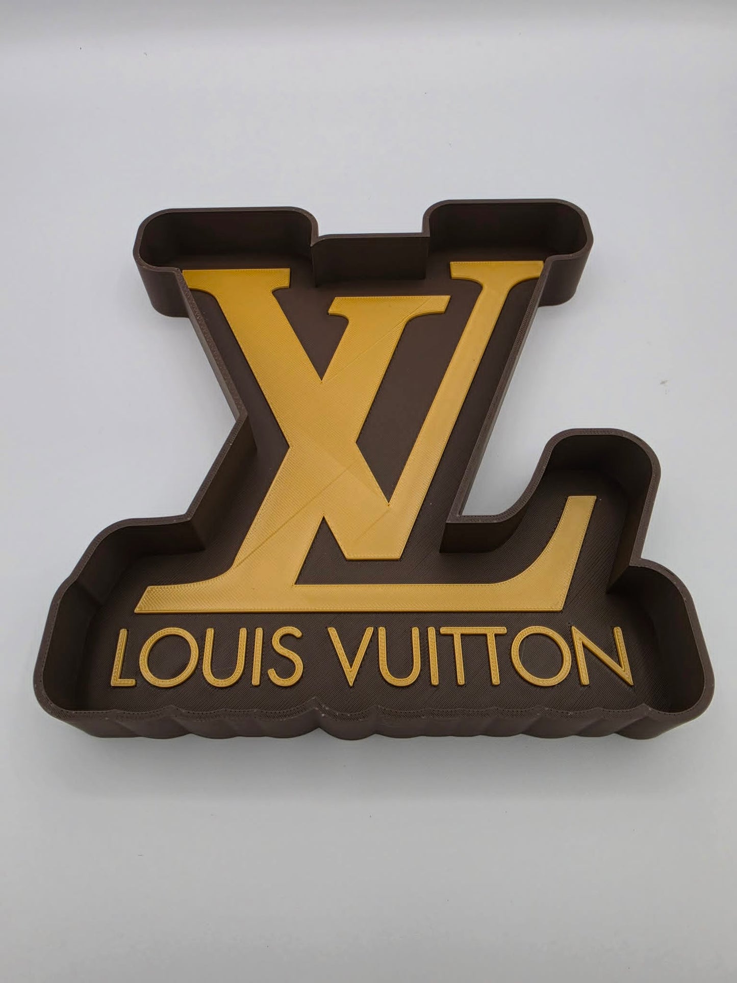 Luxury-Inspired Designer Logo Catchall Tray