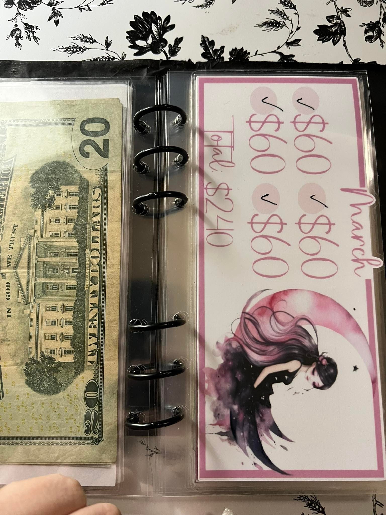 12 Month Savings Challenge set - upgraded - GothFae Series