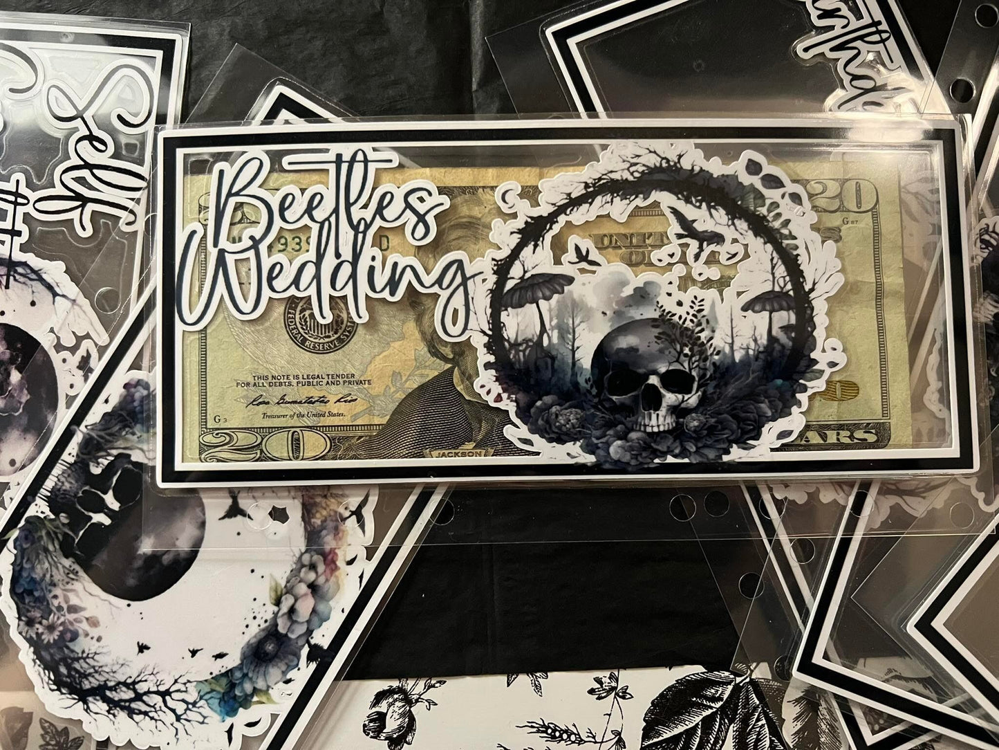Skull PeekABoo Envelopes