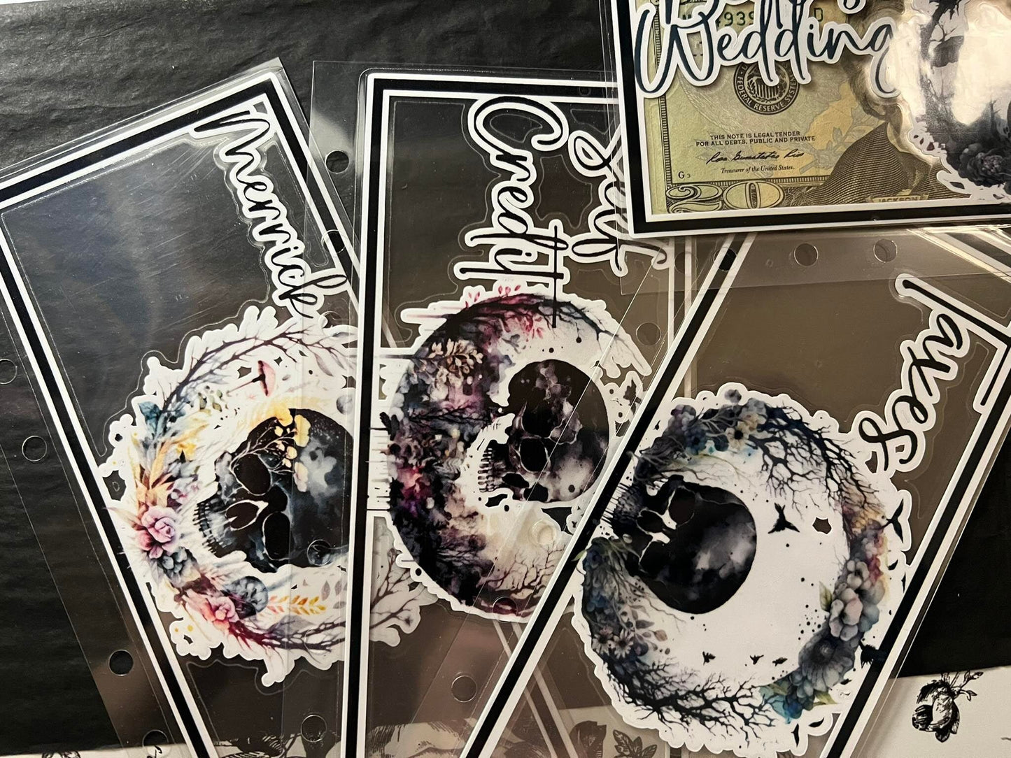 Skull PeekABoo Envelopes