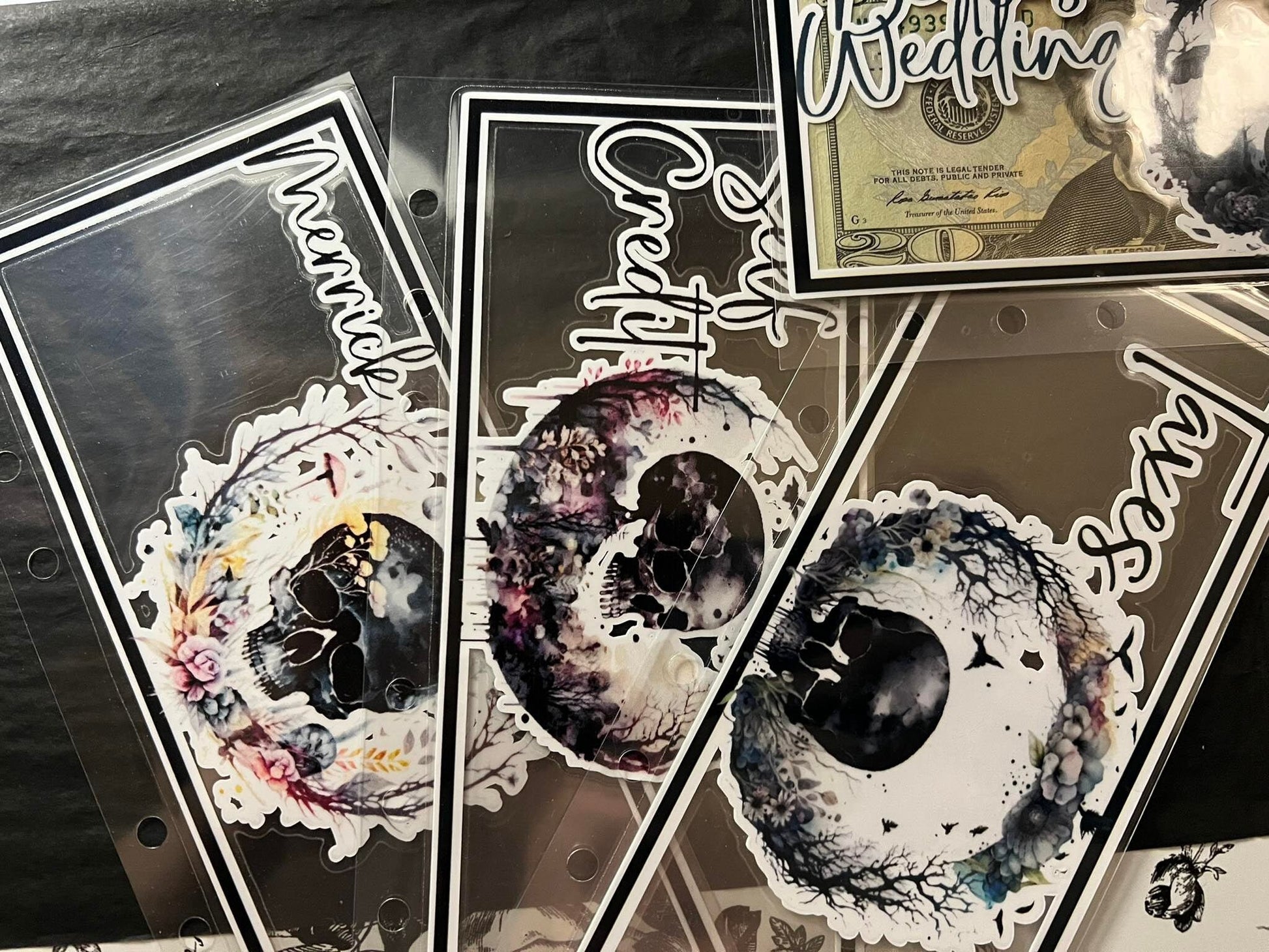 Skull PeekABoo Envelopes