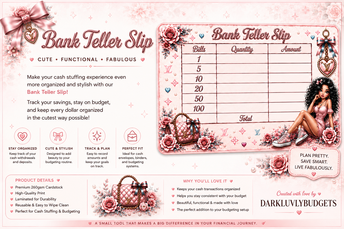 Bank Teller Slip