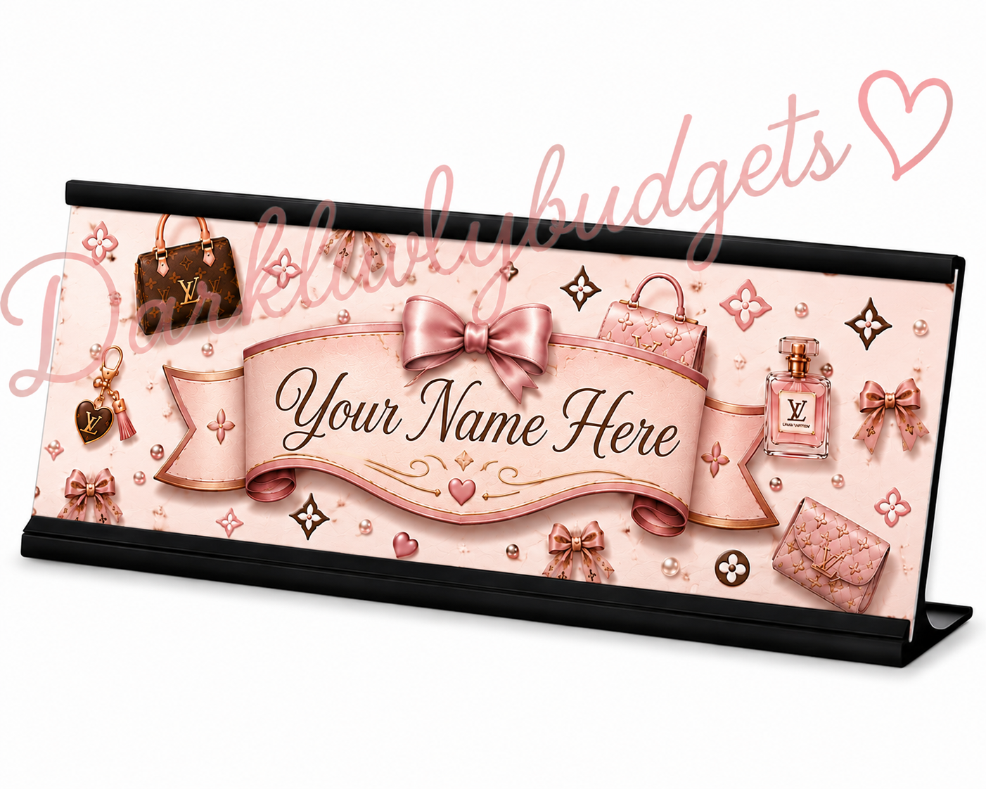 Custom Desk Name Plate